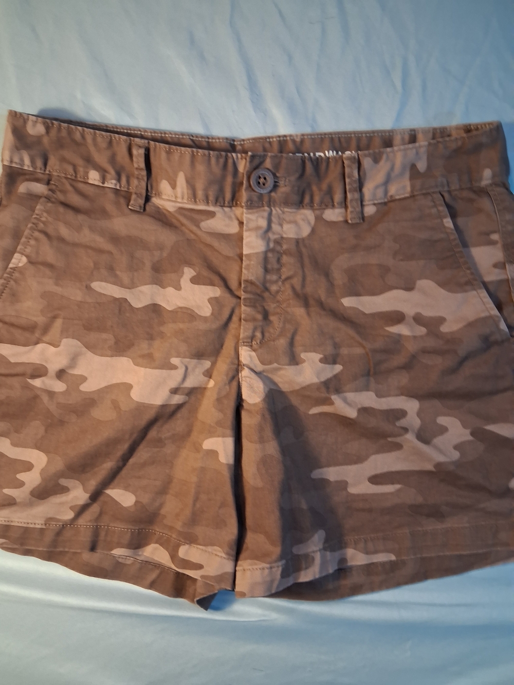 Eddie Bauer LegendWash Stretch Camo Shorts - Brown